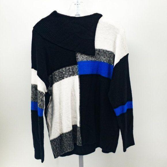 Style & Co Multi-Color Long-Sleeve Sweater - Picture 1 of 5